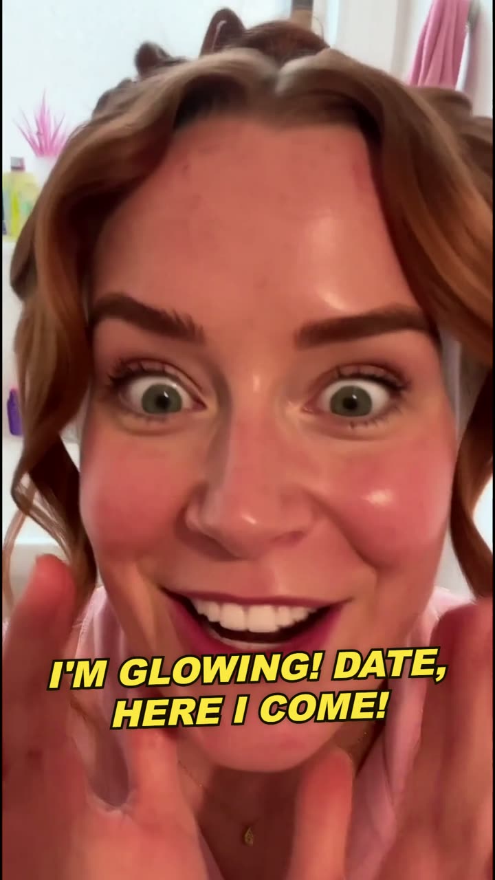 Skincare product ad
